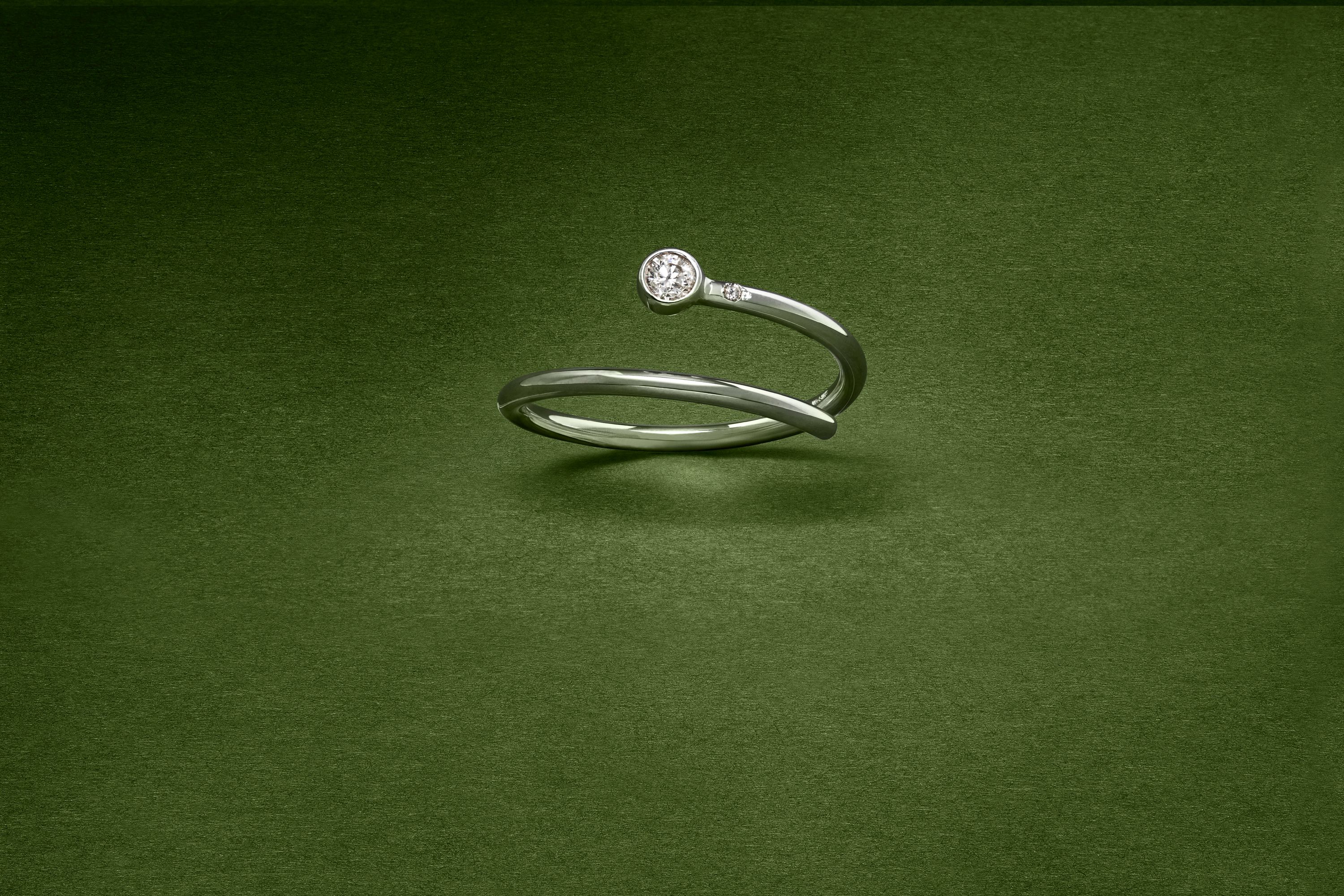 Ladies silver pinky deals ring